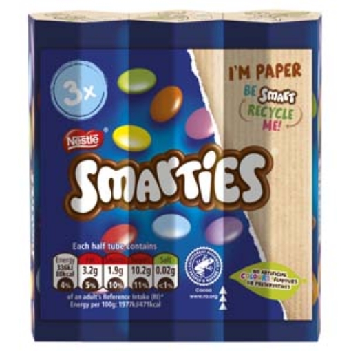 Picture of Smarties MULTIPACK Hexatube 34g 3pk x16