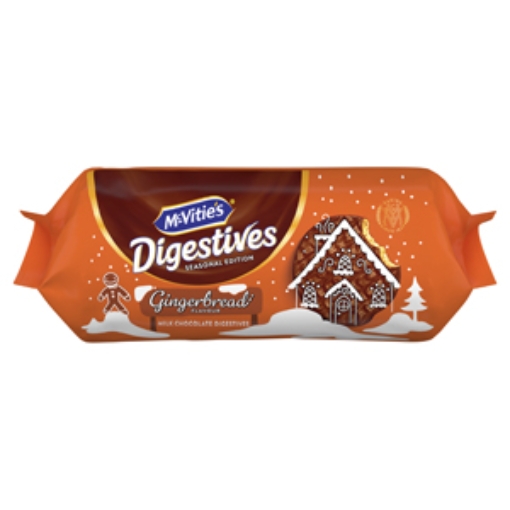 Picture of McV Digestives Milk Choc Gingerbread 243g x12 *PR