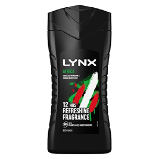 Picture of Lynx Bodywash 3in1 Gel Africa 225ml x6