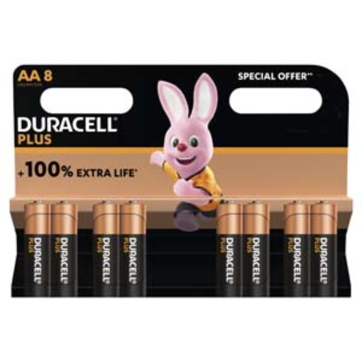 Picture of Duracell Box AA Plus Power 8's x12
