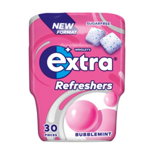 Picture of Extra Bottle Refreshers Bubblemint 68g 30pc x6