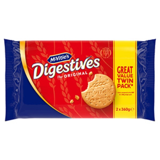 Picture of McVities Digestives (2x360g) Red TWIN x9