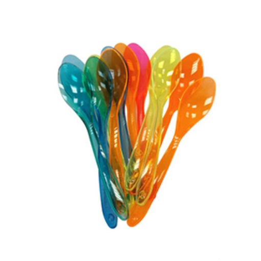 Picture of Ice Cream Spoons Plastic Mixed Colour x365