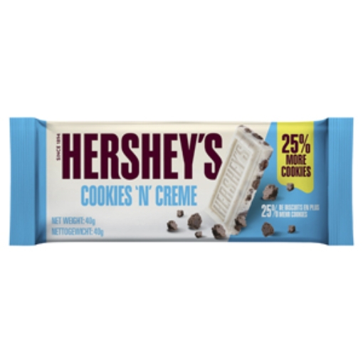Picture of Hersheys Cookies n Creme Bar 40g  x24
