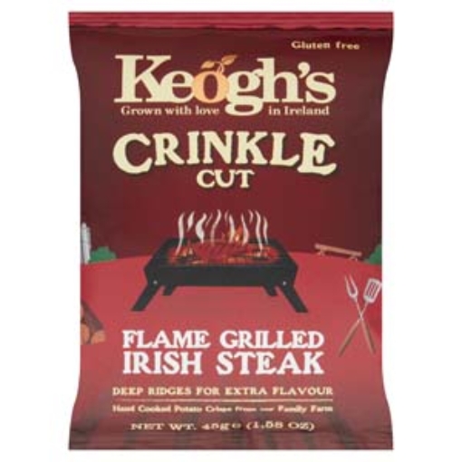 Picture of Keoghs CRINKLE Cut Flame Grilled Steak 45gx24