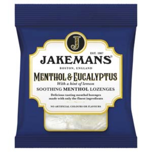 Picture of Bags Jakemans Lozenge Menth&Eucal 73g x12