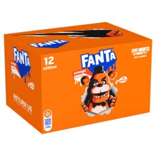 Picture of 330 Fanta Orange Can Sleek Multi 12Pk x2 DRS