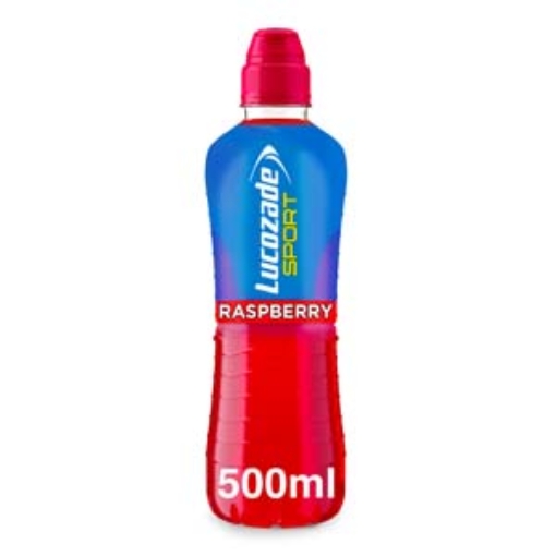 Picture of 500 Sport Lucozade Raspberry SCap x12 DRS