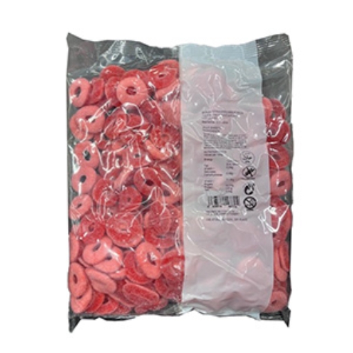 Picture of Lake Strawberry Rings Fizzy 5c Bags x240