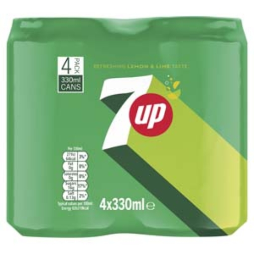 Picture of 330 7up Can Multi  4pk x6 DRS