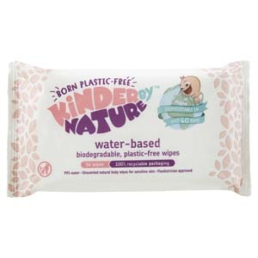 Picture of NATURA Water Wipes Baby Wipes 60s  x16