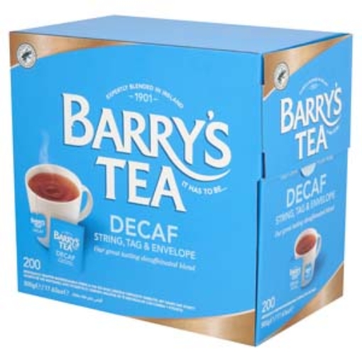 Picture of Barrys Decaf Tea String& Envelope 200 x1