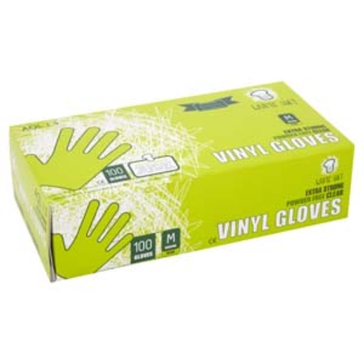 Picture of Case Glove Vinyl MED WHat (PowderFree) 100 x10