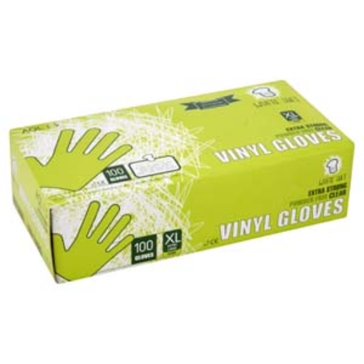 Picture of Case Glove Vinyl XL WHat (PowderFree) 100 x10