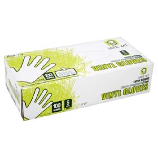 Picture of Case Glove Vinyl Small WHat (Powder) 100 x10
