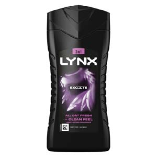 Picture of Lynx Bodywash 3in1 Gel Excite 225ml x6