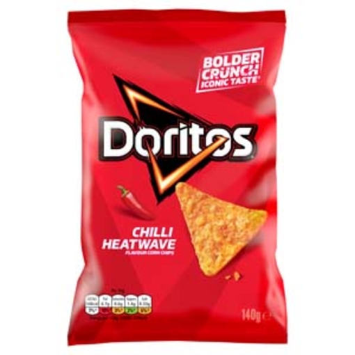 Picture of Doritos LGE Chilli Heatwave NON HFSS 140g x12