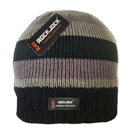 Picture of Hat Mens Thermal Lined Striped Assorted x12