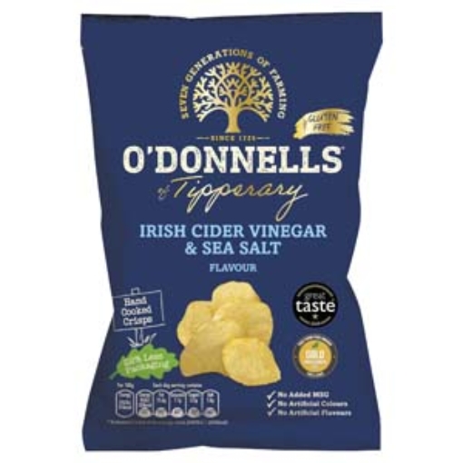 Picture of ODonnells Salt & Vinegar GF 44g  x32