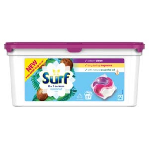 Picture of Surf 3in 1 Pods Coconut 27w x3