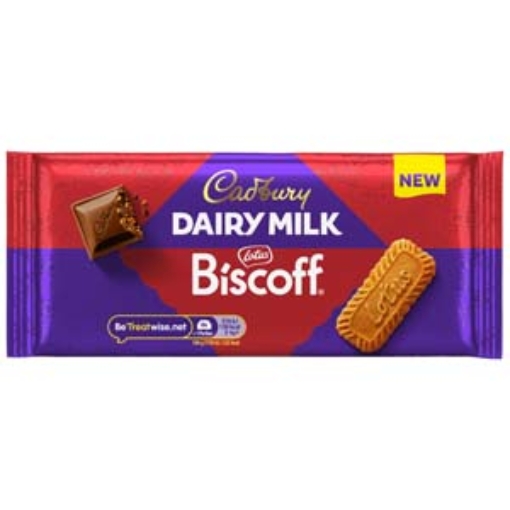 Picture of LGE Dairy Milk Biscoff Cadburys 105g  x19