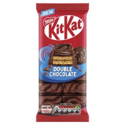 Picture of Lge KitKat Double Choc Sharing Bar 99g x15