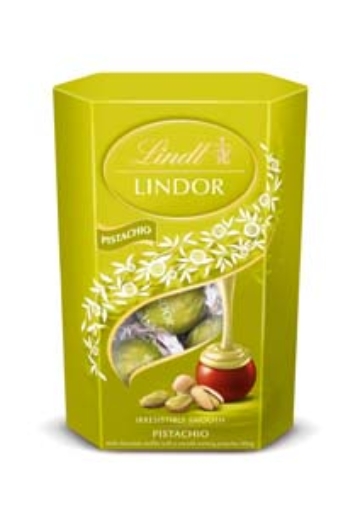 Picture of Lindt Lindor Cornet Pistachio 200g x8