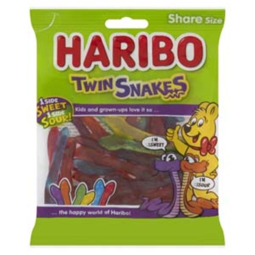 Picture of Bags Haribo Twin Snakes 160G x11 NEW Pack