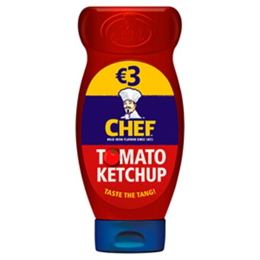 Picture of Chef Tomato Ketchup Top Down PM€3 390g x12