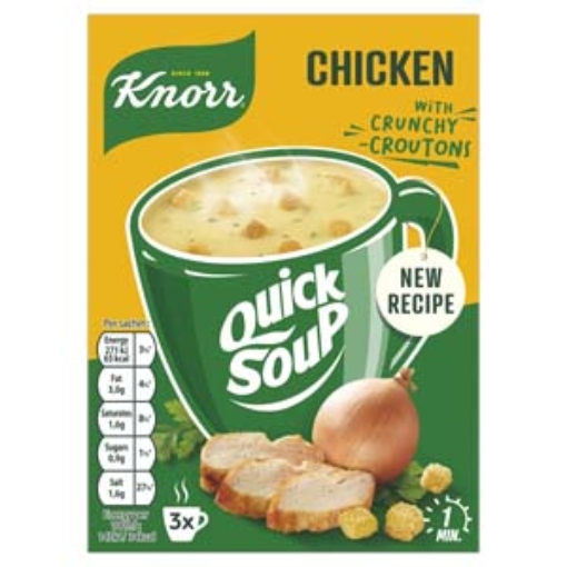 Picture of Knorr 3 Pack Chicken QuickSoup 51g x12