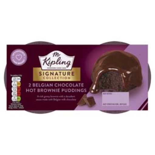 Picture of Kipling Signature Belgian Choc Brownie Pudding x4